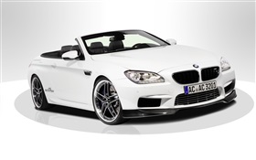 BMW M6 F13白色轎車 高清桌布