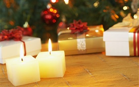 聖誕蠟燭 高清桌布