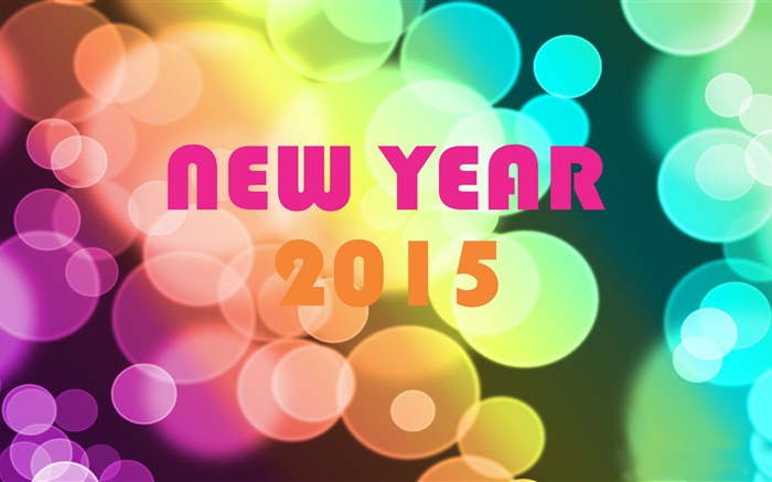 多彩2015年新年 桌布 圖片