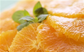 美味的橙片 高清桌布