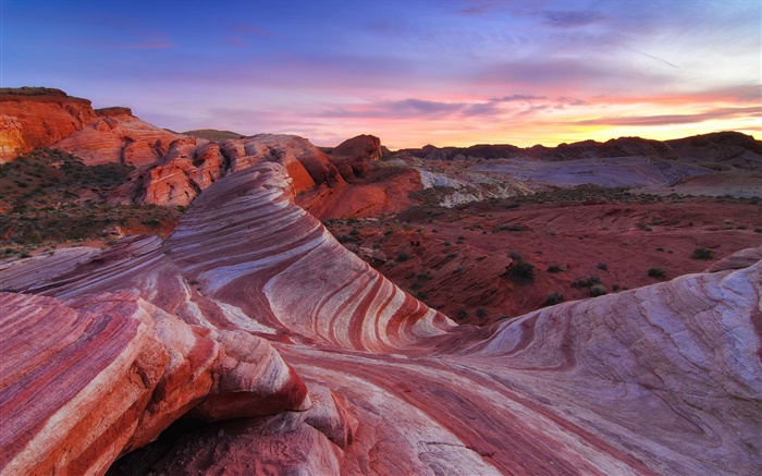沙漠，岩石，天空，紅色，美國 桌布 圖片