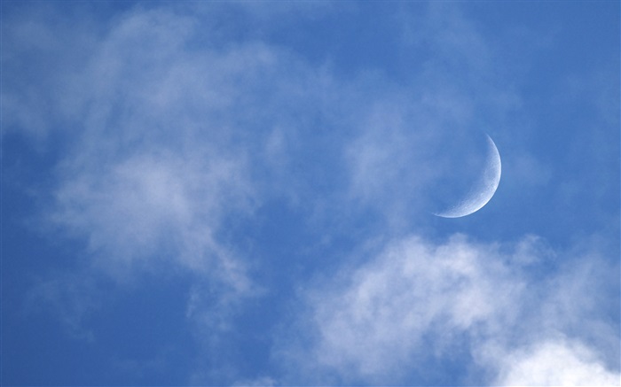 月亮，晚上，雲 桌布 圖片