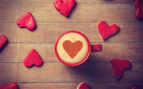 一杯咖啡的愛情 高清桌布
