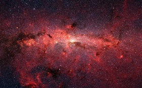 紅宇宙空間，恆星 高清桌布