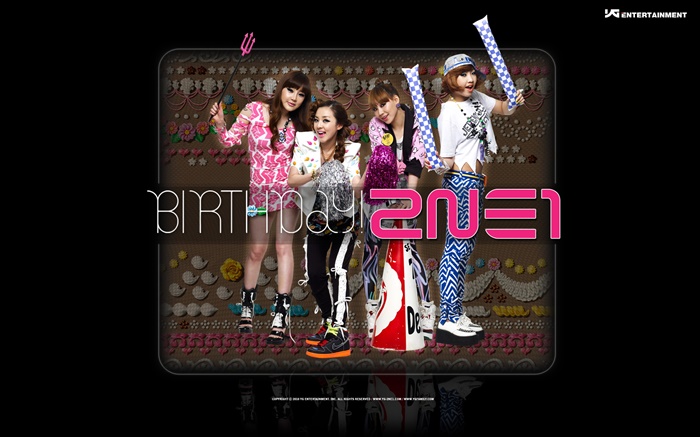 2NE1，韓國音樂女孩 05 桌布 圖片
