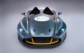 阿斯頓·馬丁CC100 Speedster的概念超級跑車前視圖 高清桌布