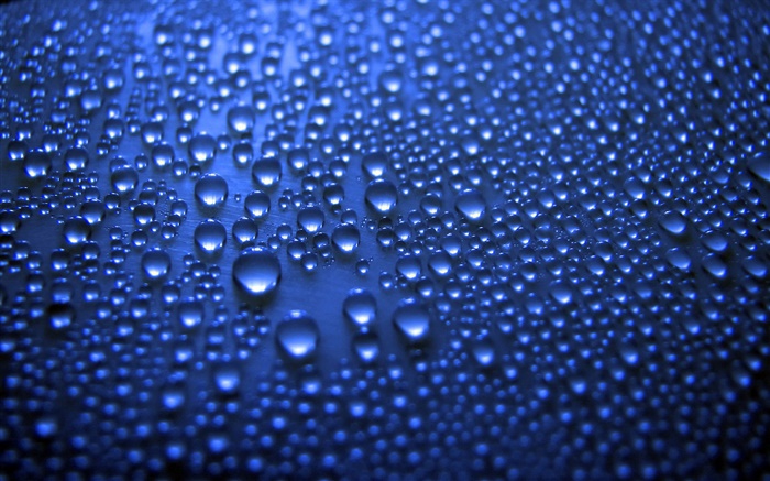 藍色水滴 桌布 圖片