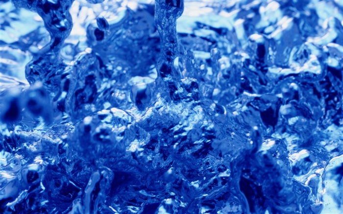 藍水微距攝影 桌布 圖片