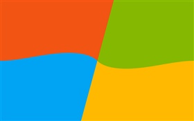 微軟的Windows9的標誌，四種顏色 高清桌布
