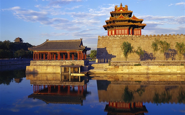 皇家花園，湖泊，中國 桌布 圖片