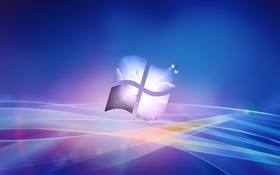 Windows徽標，創意設計的背景