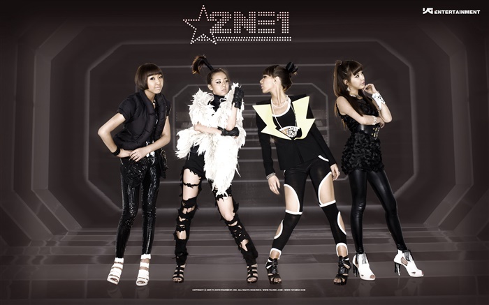 2NE1，韓國音樂女孩 07 桌布 圖片