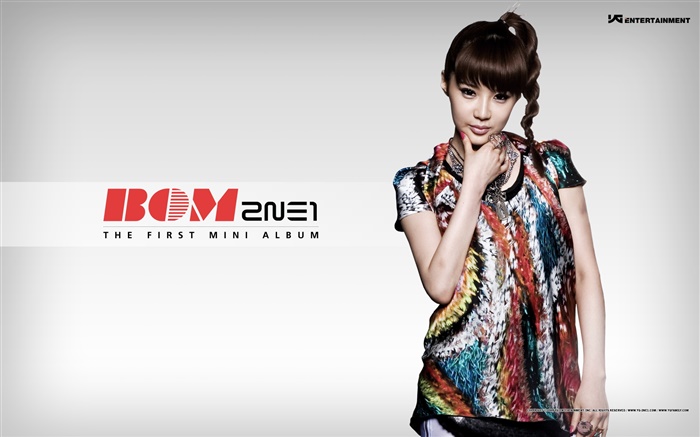 2NE1，韓國音樂女孩 08 桌布 圖片