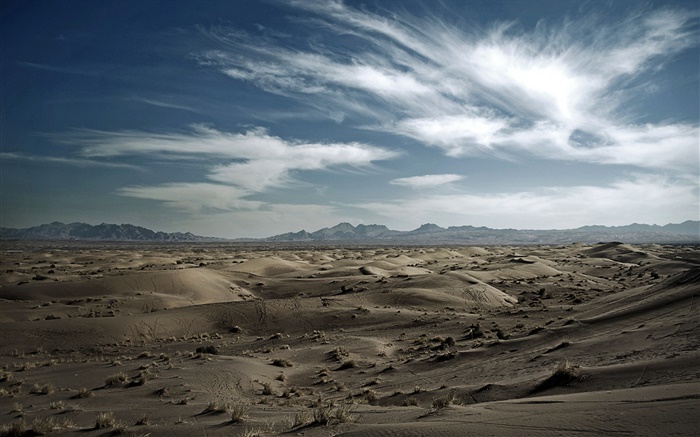 卡維爾鹽漠，沙漠，伊朗 桌布 圖片