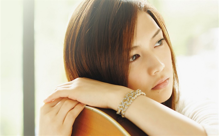 吉岡唯，日本女歌手 06 桌布 圖片