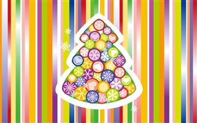 聖誕樹，五顏六色的背景下，創意設計