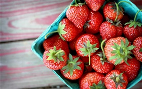 美味的草莓，新鮮水果 高清桌布