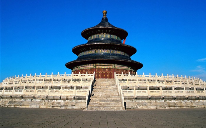北京紫禁城，塔，樓梯 桌布 圖片