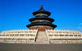 北京紫禁城，塔，樓梯 高清桌布