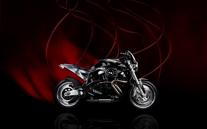 比爾摩托車，紅色黑色背景 桌布 圖片