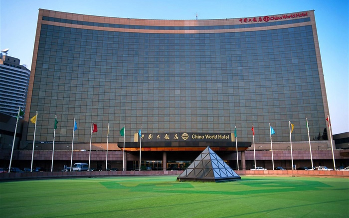 中國大飯店，北京，中國 桌布 圖片