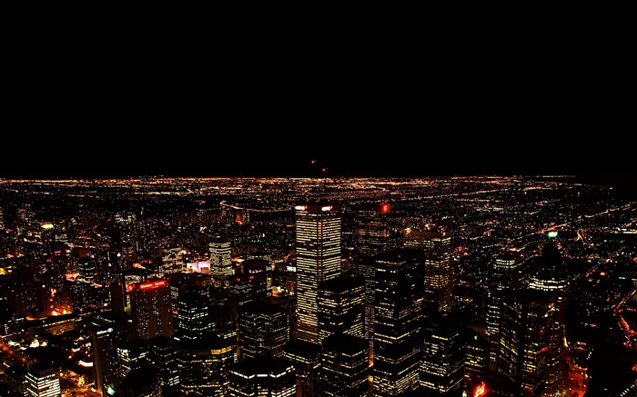 城市夜景，燈如繁星 桌布 圖片