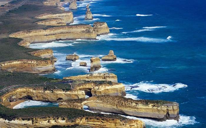 海岸，海，澳大利亞 桌布 圖片