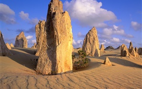 沙漠，岩石，澳大利亞