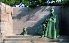 富蘭克林·德拉諾·羅斯福，雕像