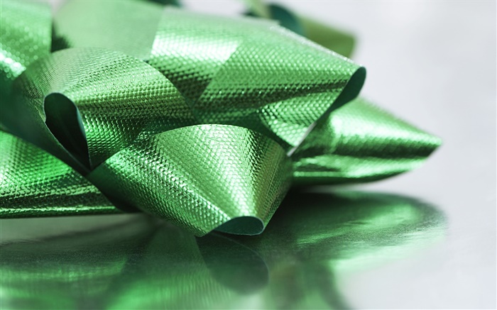 綠絲帶，聖誕裝飾 桌布 圖片