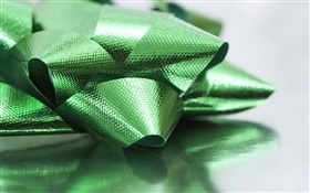 綠絲帶，聖誕裝飾 高清桌布