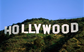 好萊塢標誌在坡上 高清桌布