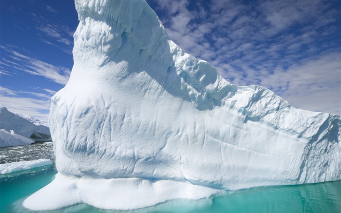 冰山，海 桌布 圖片