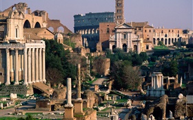 意大利羅馬的宮殿遺址