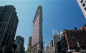 紐約，城市，摩天大樓，美國 高清桌布