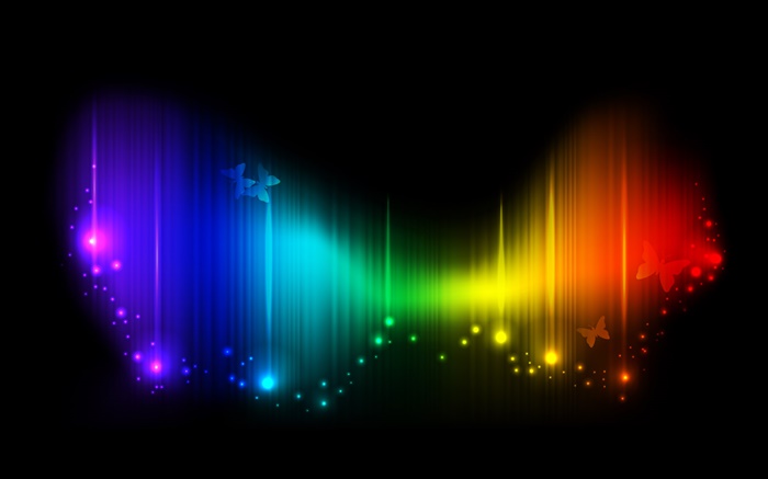 彩虹背景，顏色，抽象圖片 桌布 圖片