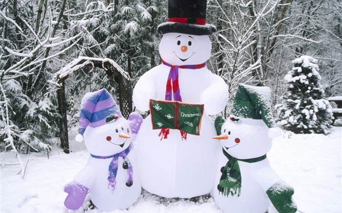 雪人，雪，冬天，聖誕節 桌布 圖片