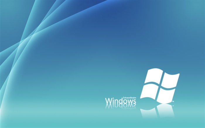Windows 7的白色和藍色，創作背景 桌布 圖片