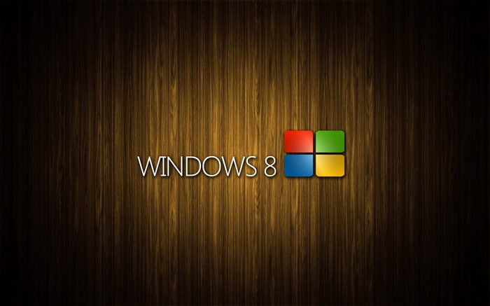 Windows 8系統的標誌，木背景 桌布 圖片