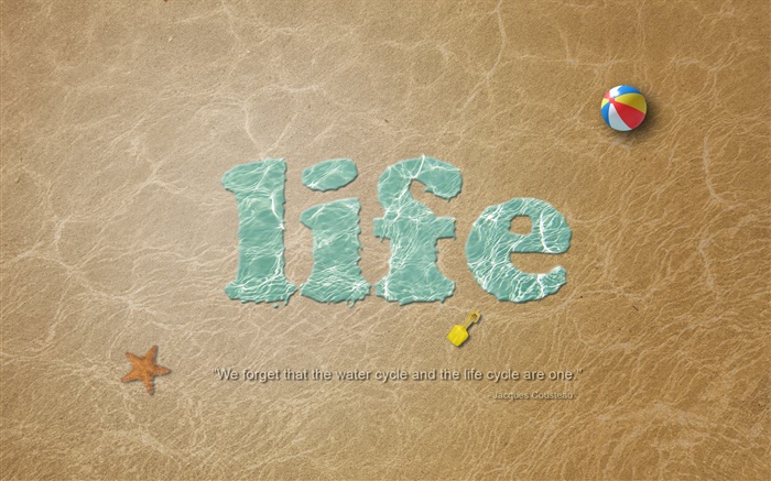 生活，海灘，球，創意圖片 桌布 圖片