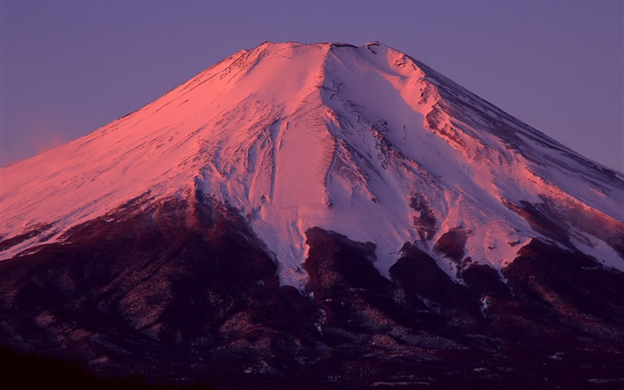 富士山，日本，黃昏 桌布 圖片