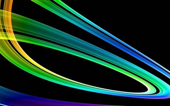 彩虹線，矢量漸變，色彩鮮豔，抽象 桌布 圖片