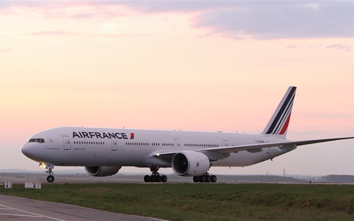 波音777客機，法國 桌布 圖片