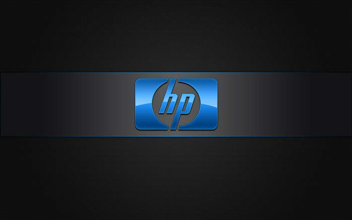 HP藍色標識 桌布 圖片