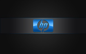 HP藍色標識 高清桌布