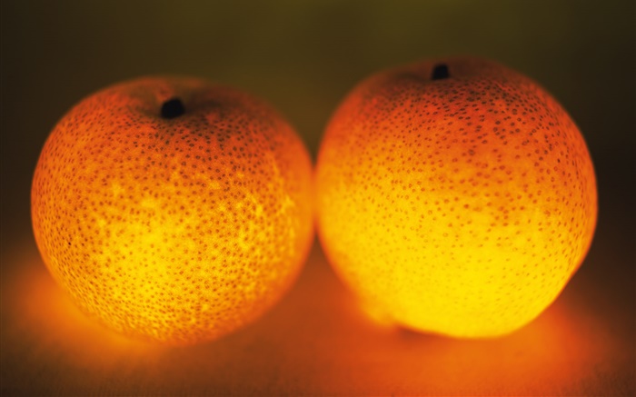 光果，二橙子 桌布 圖片