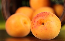 桃，水果攝影 高清桌布