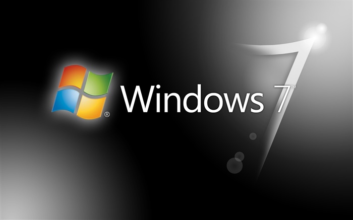 Windows 7灰色背景 桌布 圖片