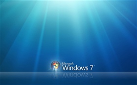 Windows 7在藍天下 高清桌布