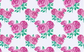 桃紅色玫瑰紋理背景 高清桌布